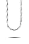 4MM DIAMOND 4-PRONGED TENNIS CHAIN IN WHITE GOLD *NEW*