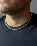 HONEYCOMB CHAIN - WHITE GOLD
