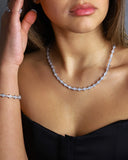 HONEYCOMB CHAIN - WHITE GOLD