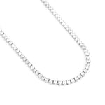 4MM DIAMOND 4-PRONGED TENNIS CHAIN IN WHITE GOLD *NEW*