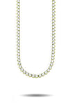 4MM DIAMOND 4-PRONGED TENNIS CHAIN IN GOLD *NEW*