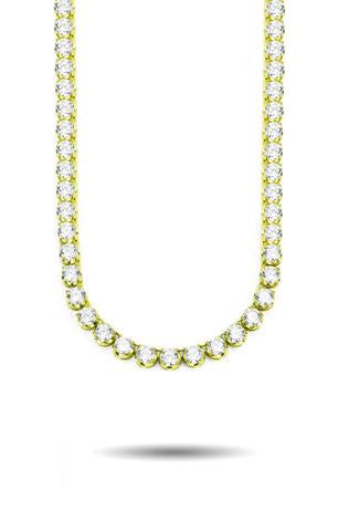 4MM DIAMOND BUTTERCUP TENNIS CHAIN IN GOLD *NEW*