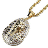 MICRO DIAMOND PHARAOH NECKLACE