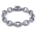 DIAMOND LINK BRACELET IN GOLD