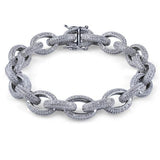 DIAMOND LINK BRACELET IN GOLD
