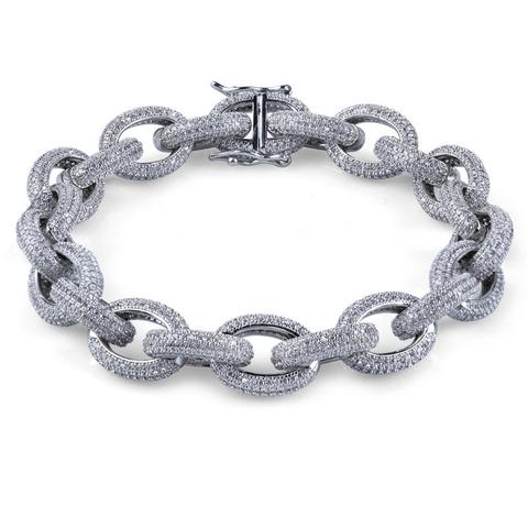 DIAMOND LINK BRACELET IN GOLD