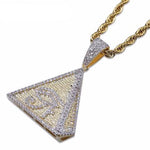 Micro Diamond Pyramid Of Egypt Necklace