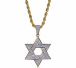 Flooded Star Of David Necklace