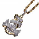MICRO PAVED ANCHOR PENDANT