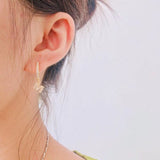 Custom Letter Micro Diamond Earrings *NEW*