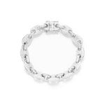 DIAMOND LINK BRACELET IN WHITE GOLD *NEW*