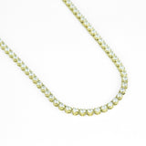 6MM DIAMOND BUTTERCUP TENNIS CHAIN IN GOLD *NEW*.