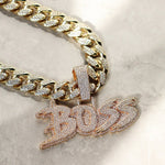CUSTOM PAVED NAME NECKLACE