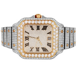 Moissanite Two Tone Rose Gold Luxury Watch