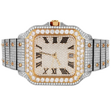 Moissanite Two Tone Rose Gold Luxury Watch