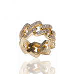 DIAMOND CUBAN RING *NEW*
