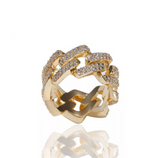 DIAMOND CUBAN RING *NEW*