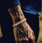 4MM DIAMOND 4-PRONGED TENNIS BRACELET IN WHITE GOLD *NEW*