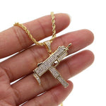 MICRO DIAMOND UZI NECKLACE