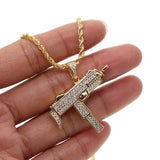 MICRO DIAMOND UZI NECKLACE