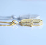 MICRO HAMSA HAND NECKLACE