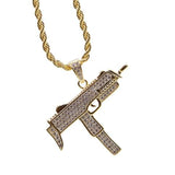 MICRO DIAMOND UZI NECKLACE