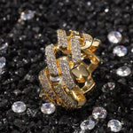 DIAMOND CUBAN RING *NEW*