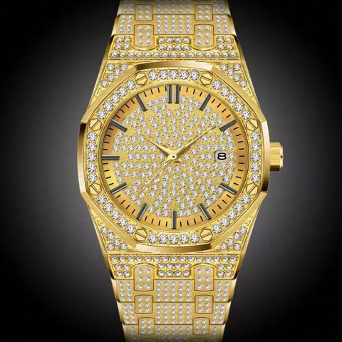 PAVED DIAMOND BUST DOWN WATCH SERIES