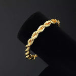 14k Yellow Gold Rope Bracelet
