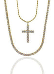 DIAMOND TENNIS // CROSS SET - GOLD *NEW*