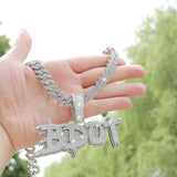 CUSTOM PAVED NAME NECKLACE