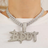 CUSTOM PAVED NAME NECKLACE