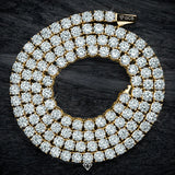 MICRO DIAMOND CROSS NECKLACE
