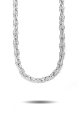 DIAMOND LINK CHAIN IN WHITE GOLD *NEW*